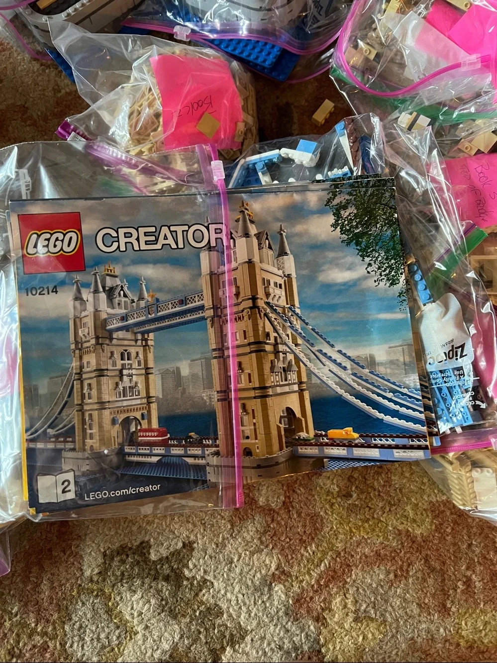 Lego used pieces